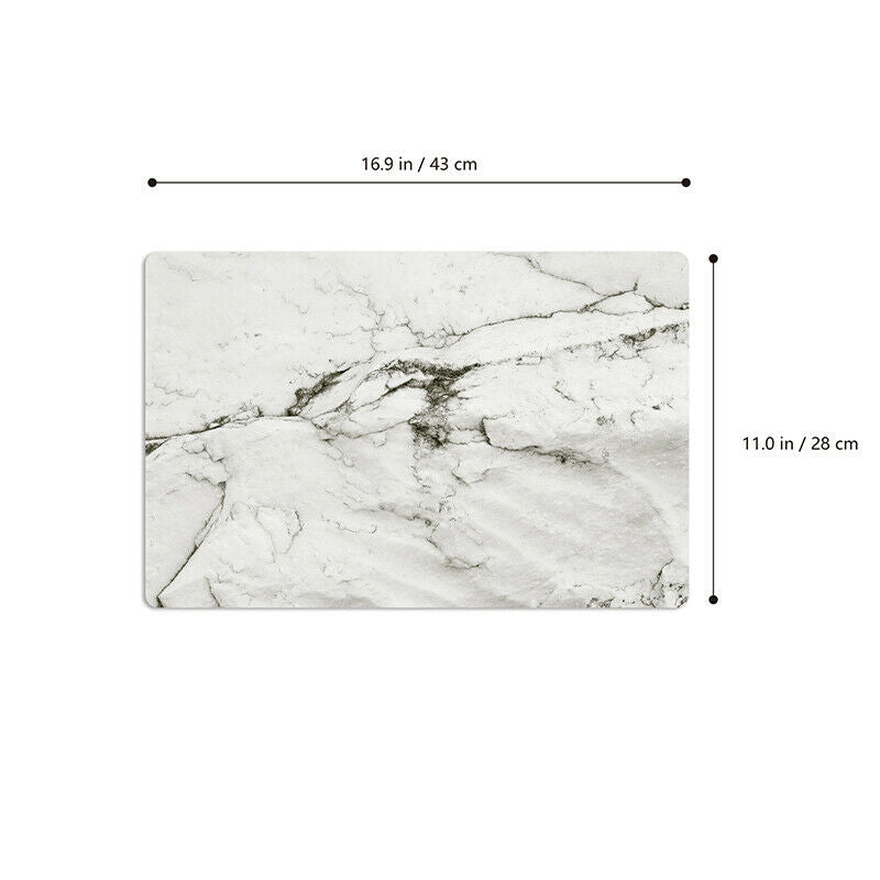 Placemats Set Of 2 Kitchen Dining Waterproof Vinyl Marble Table Mats Waterproof