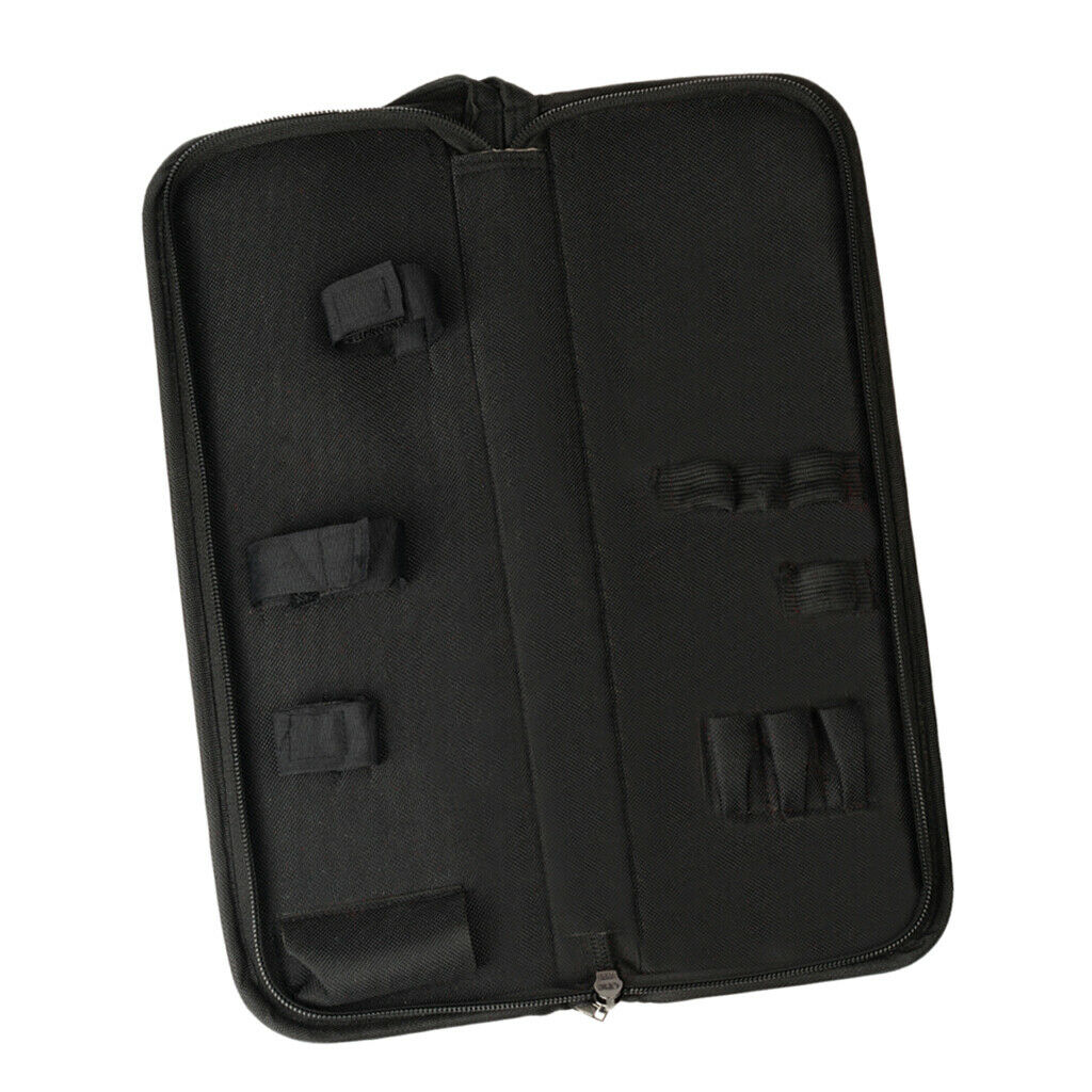Black Piano Tuning Mute Tool Bag Piano Parts Accessories Kit Repair Tool