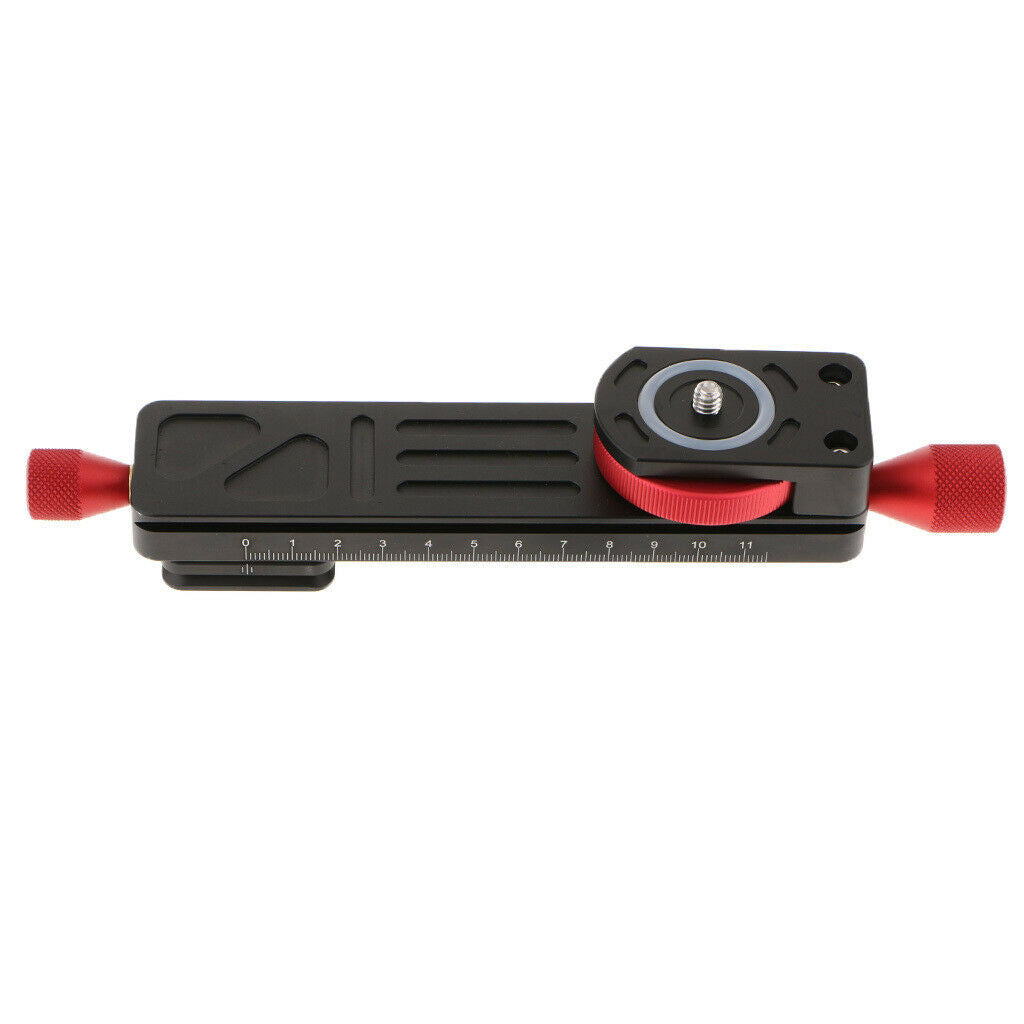 Macro 1/4" 3/8"   Focusing Rail Plate Macro Photo Accessory 115mm