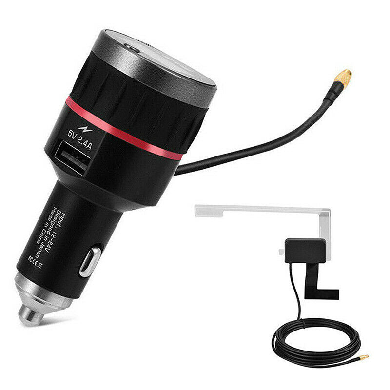 Car DAB+ Digital Radio USB Adapter Receiver Tuner FM Transmitter w/ Antenna