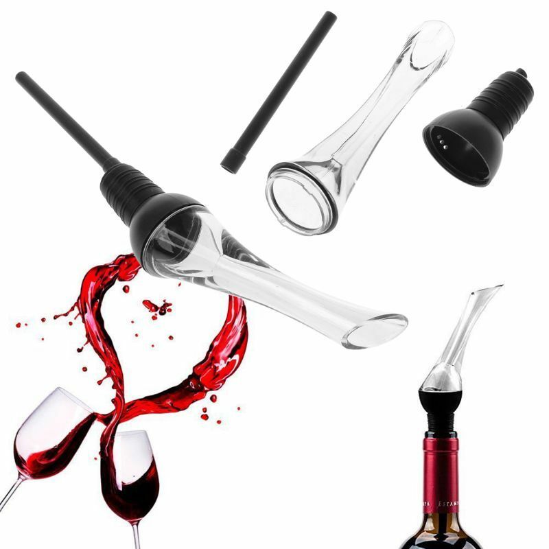 Premium White Red Wine Aerator Pour Spout Bottle Pourer Aerating Decanter new