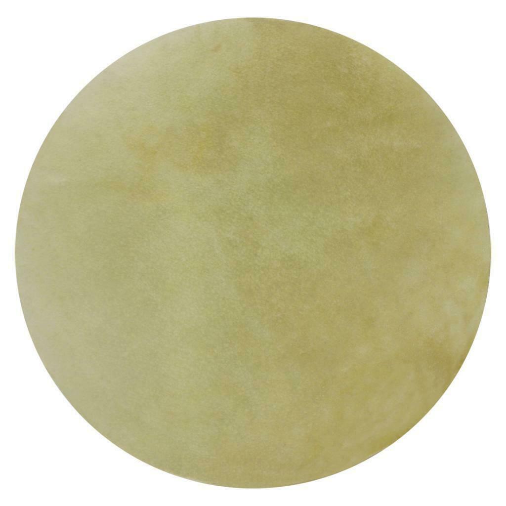 Set of 2 Drum Head Buffalo Skin 33cm Round African Drums Replacement Parts
