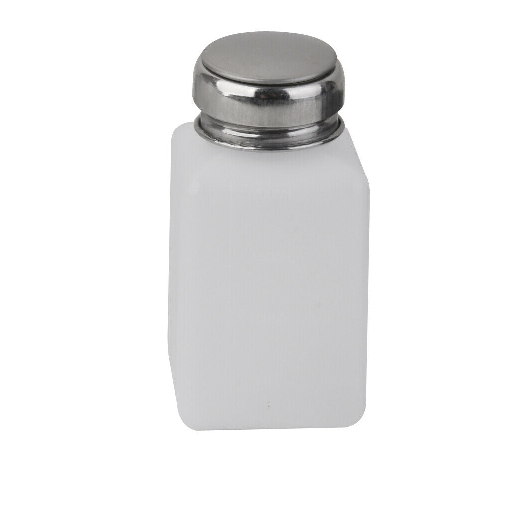 200 Ml Empty Nail Polish Remover Alcohol Bottle Liquid Press Pump Dispenser