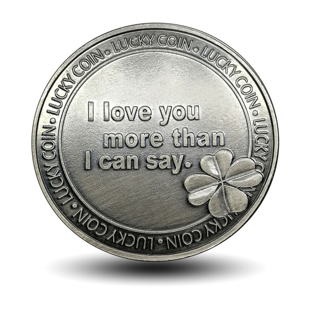 Commemorative coin lucky love word romance couple collection art gift souvenirBD