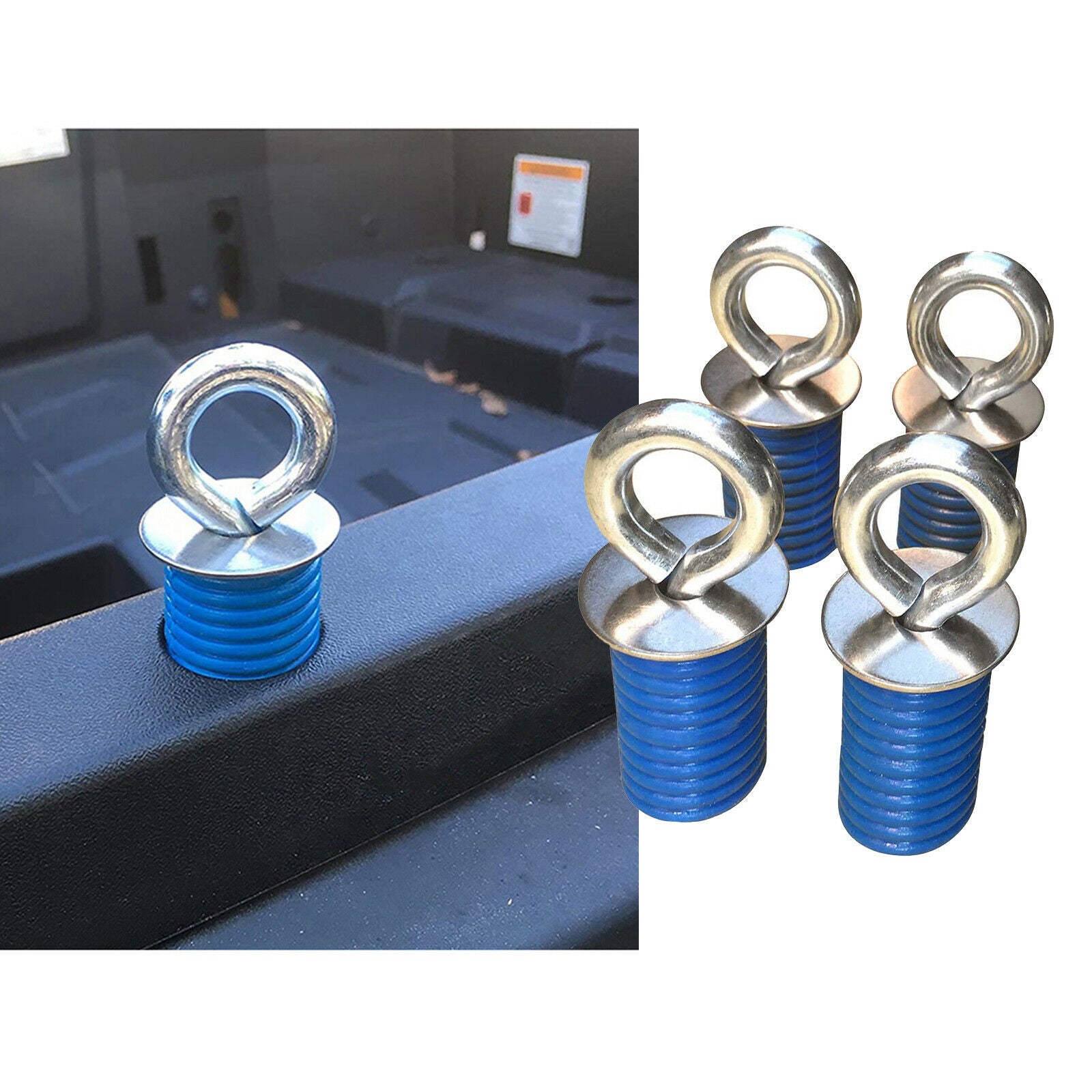 4 Pieces Anchors Tie Down for Polaris RZR Lock and Ride ACE Accessories