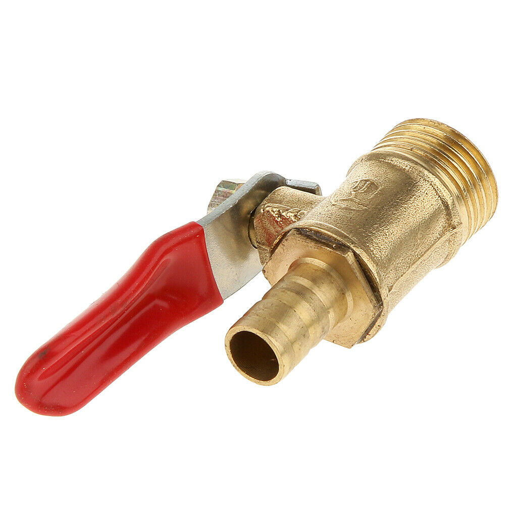 3/8 External Thread Up To 16.05 Sting Hose Connector Lever Handle Brass Ball