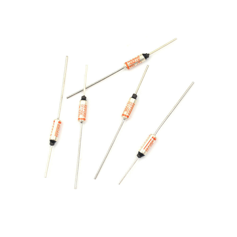 5pcs SF139E Sefuse Cutoffs Thermal Fuse 142°C 142 Celsius Degree 10A 2.l8