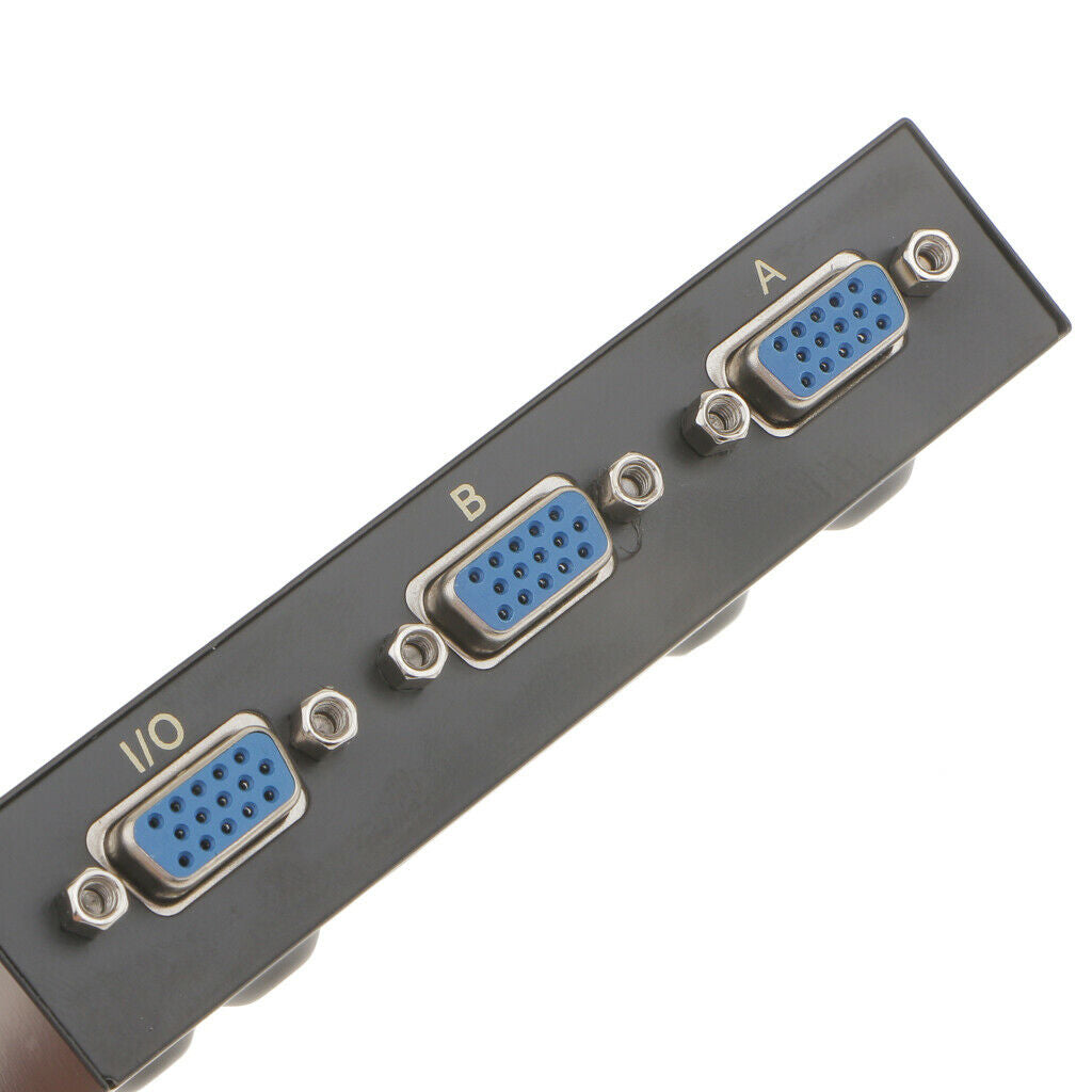 Compact 2-port bidirectional VGA switch KVM switch 2 In 1 Out switch box