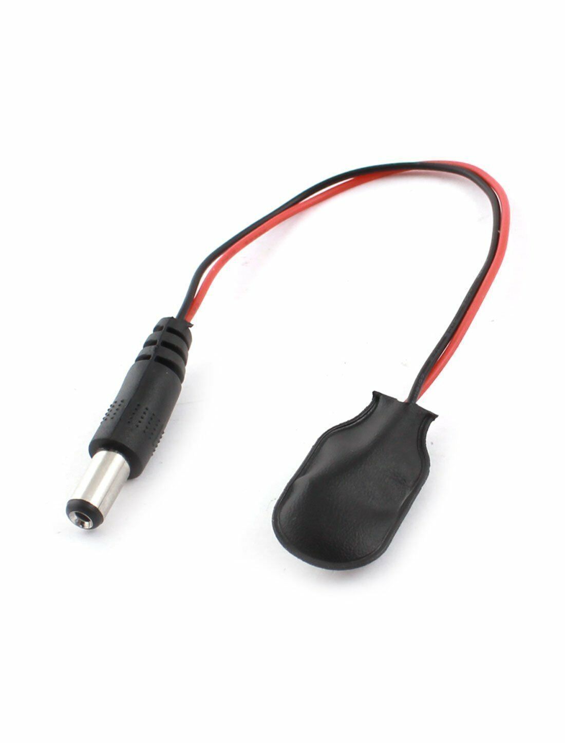 New 9V Battery Buck Cctv Camera Battery Snap Connector Clip 5.5x2.1mm Male DC