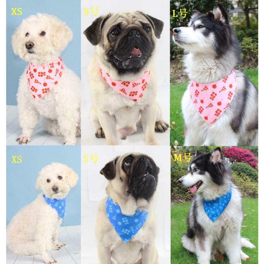 Dog Cat Triangle Scarf Cat Puppy Washable Saliva Towel For Dog Cat Pink-S