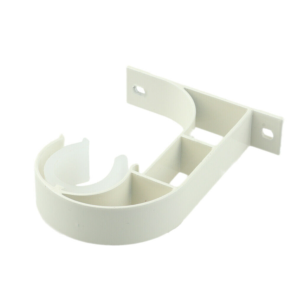 1 Pair of Single Rod Top Mounted Aluminum Alloy Bracket Beige