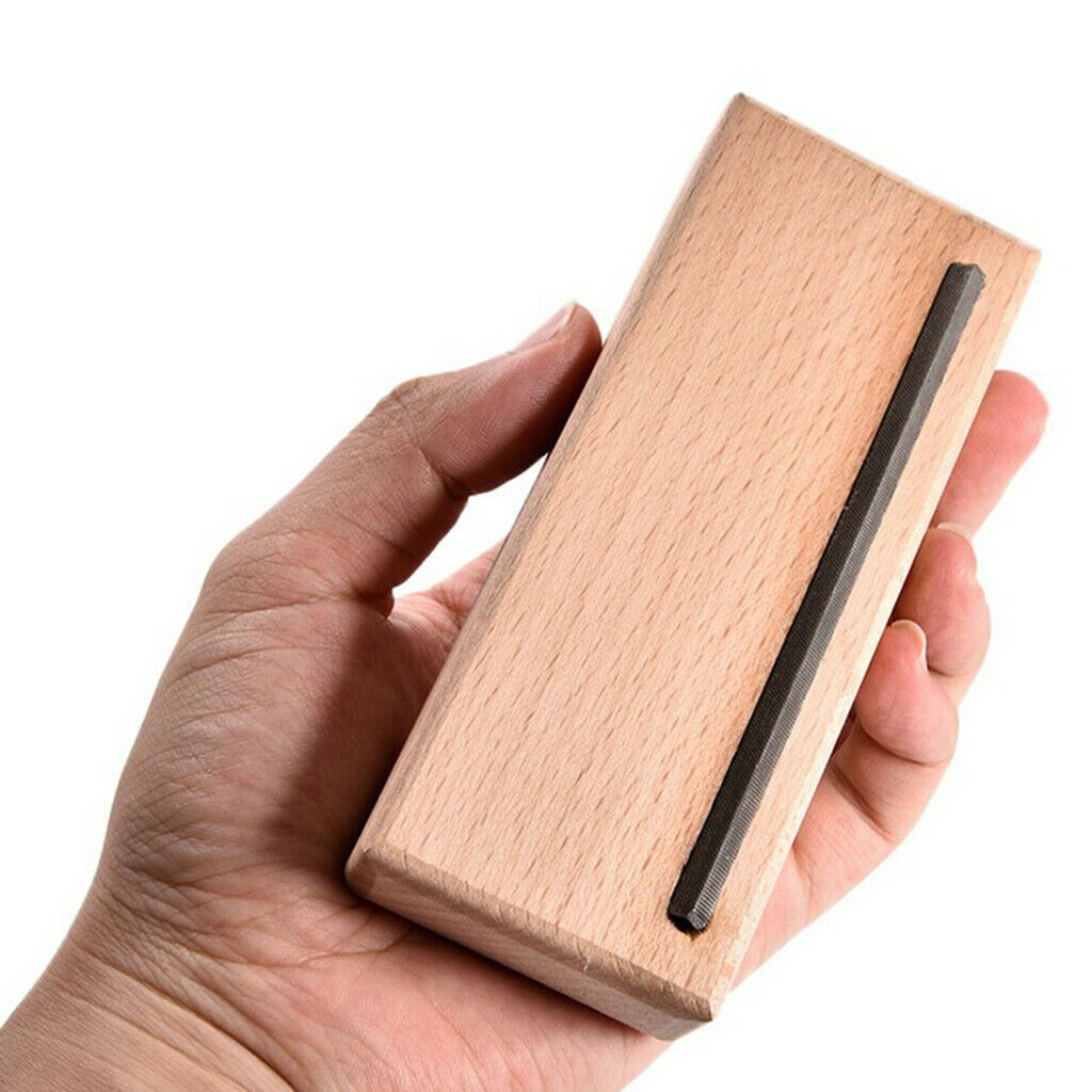 45° Fret Bevel File Tool Fret Edge Crowning Supply Hard Maple for Guitar