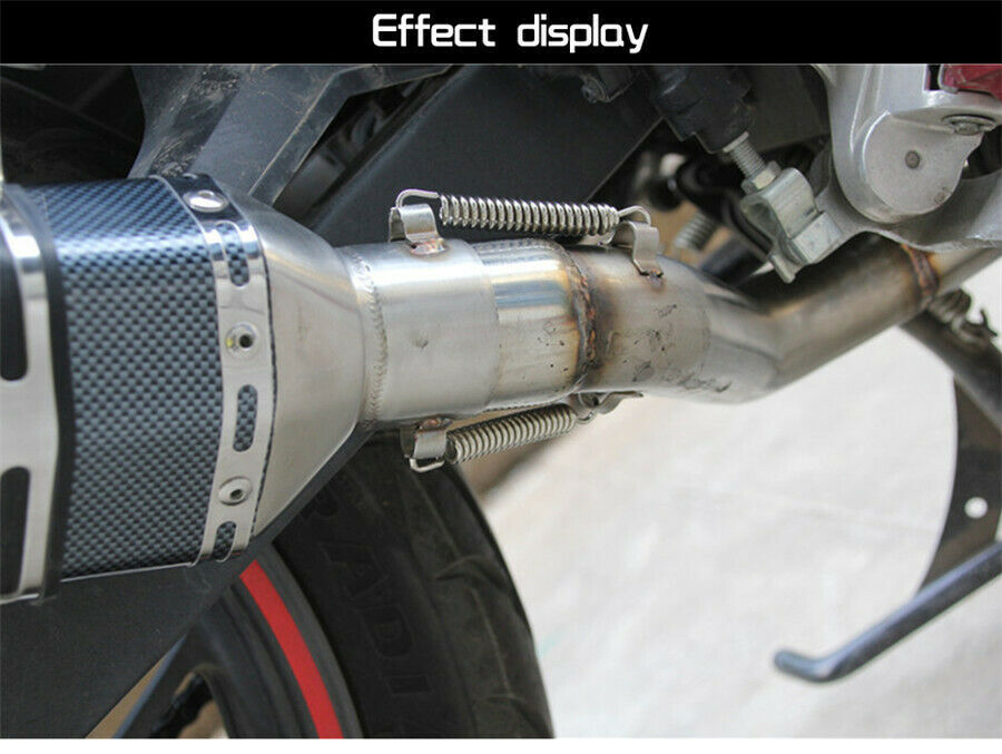 6Pcs Stainless Steel Motorcycle Exhaust Mounting Springs Exhaust Pipe Fasteners
