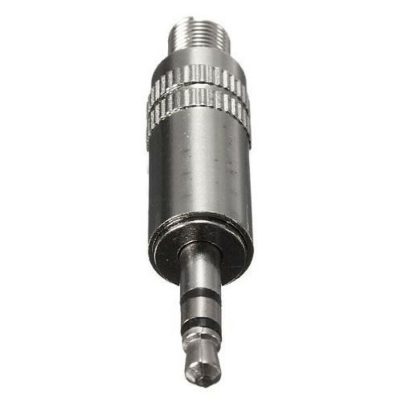 2pcs 3.5mm 3 pole Jack Plug Headphone Male Stereo Audio Solder Adapter Connector