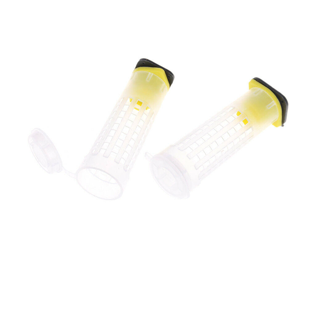 10PCS  Beekeeper Equipment Tool Beekeeping Rearing Cup Kit Queen Bee Cages!eJCDD