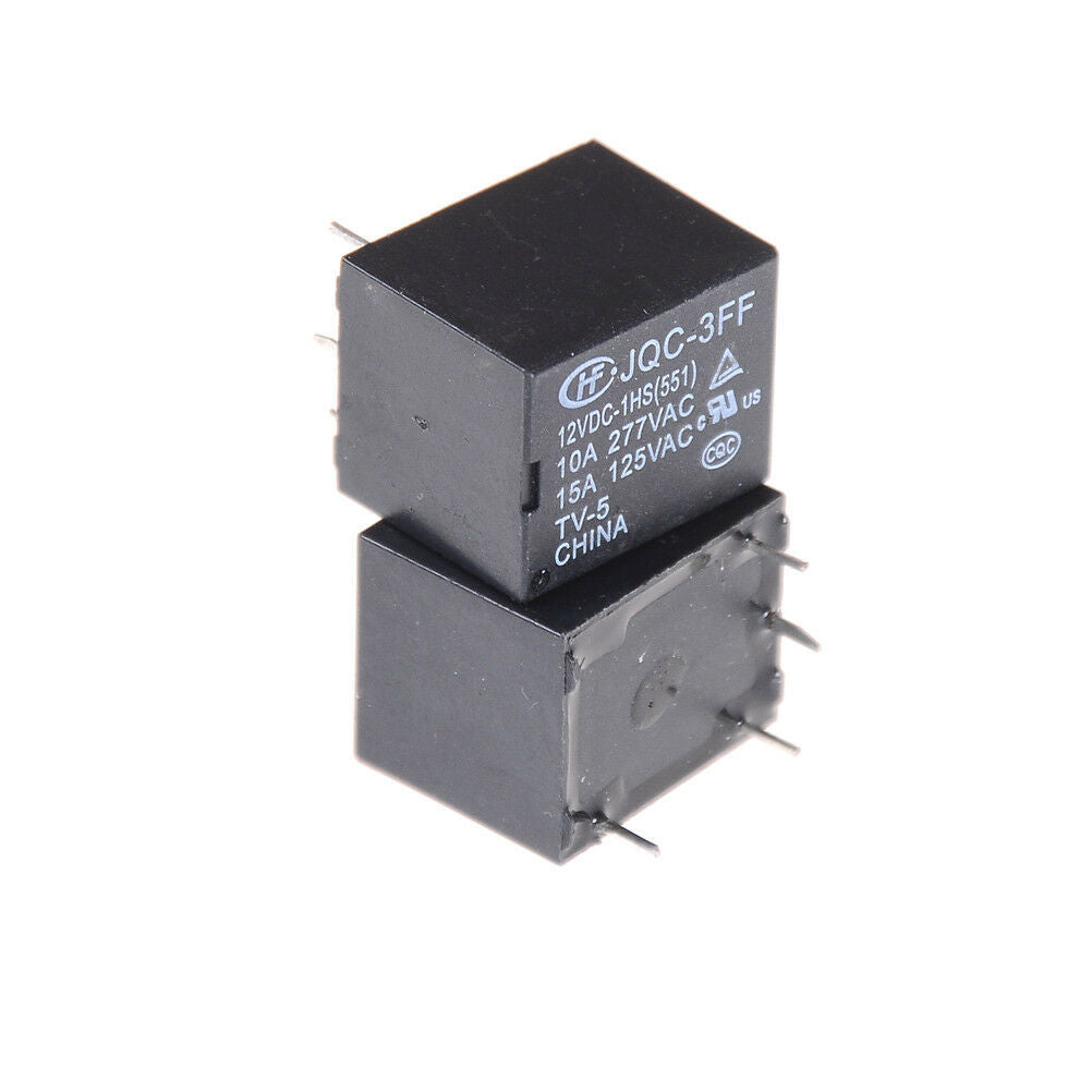 5Pcs 12VDC SRD-S-112DM 15A 125VAC 4Pins Coil Power Rela.l8