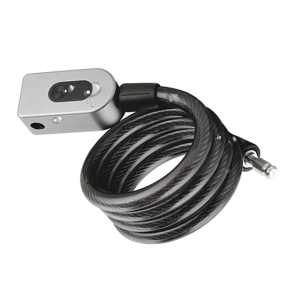 Alarmed Fingerprint Smart Lock Smart Padlock Bike Bicycle Motorcycle Lock