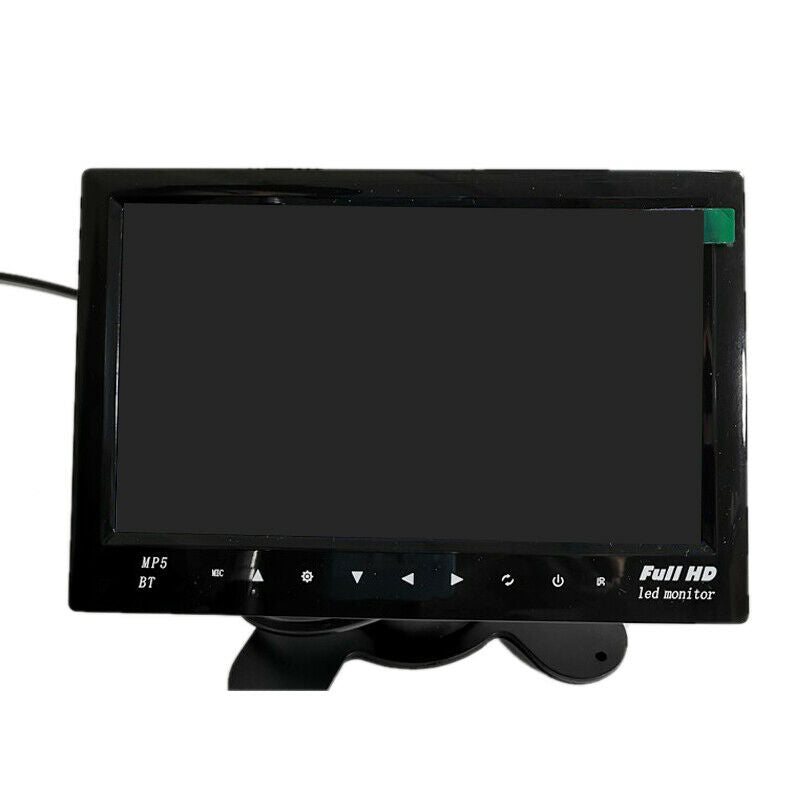 7" Touch Screen HD Full View Rear Reversing Display Monitor Bluetooth USB Video