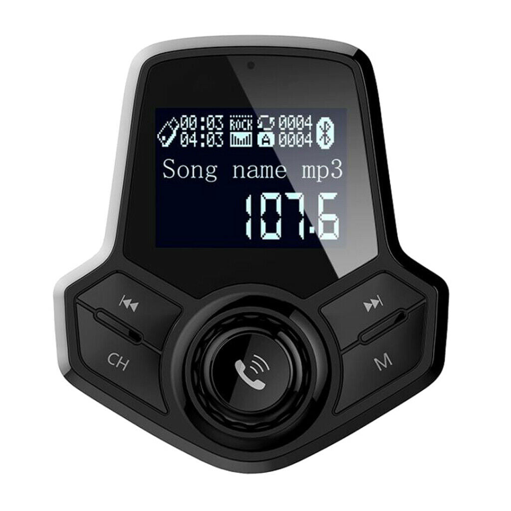 Bluetooth Car Kit Wireless FM Transmitter Dual USB Charger MP3 Player