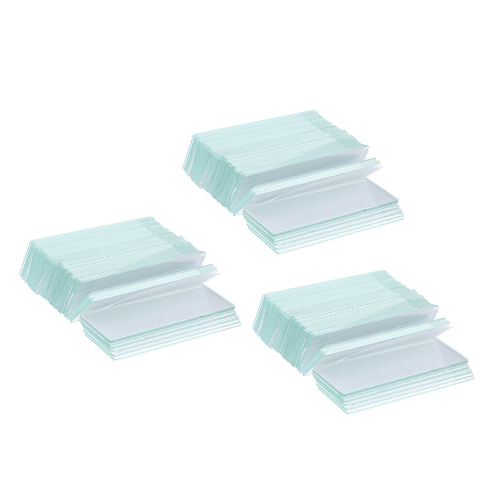 150 Pieces Microscope Slides Pre-cleaned Empty Coverslips