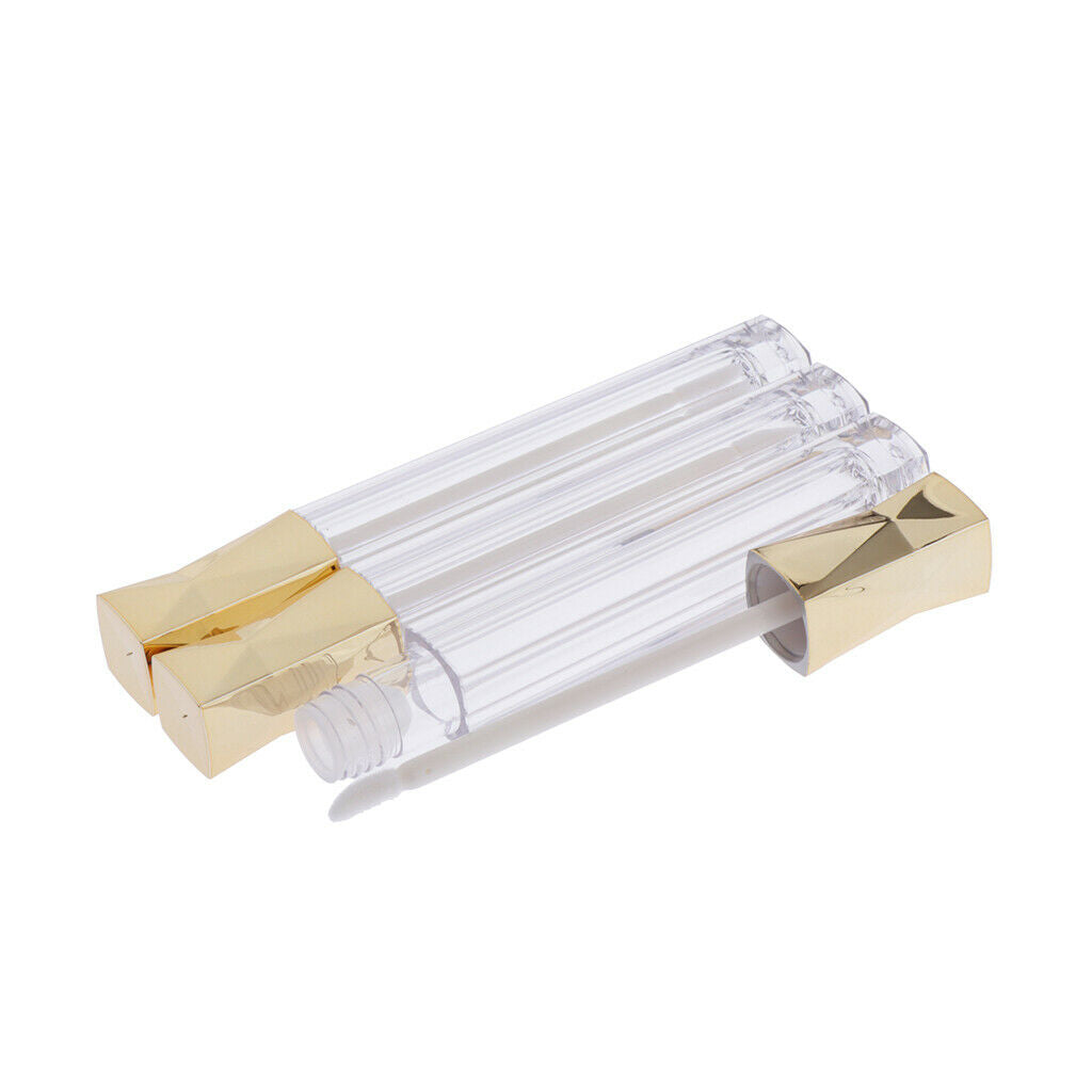 6Pcs Lip Gloss Tube Small Lipstick Tube DIY Sample Cosmetic Container Vials