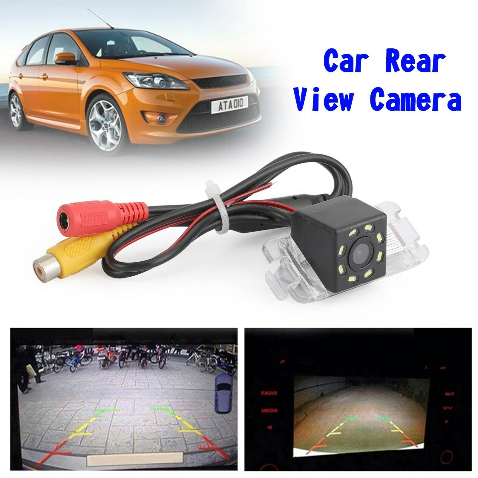 Car Rear View Camera CDD-8LED for FORD MONDEO/FIESTA/FOCUS HATCHBACK/S-Max/KUGA/
