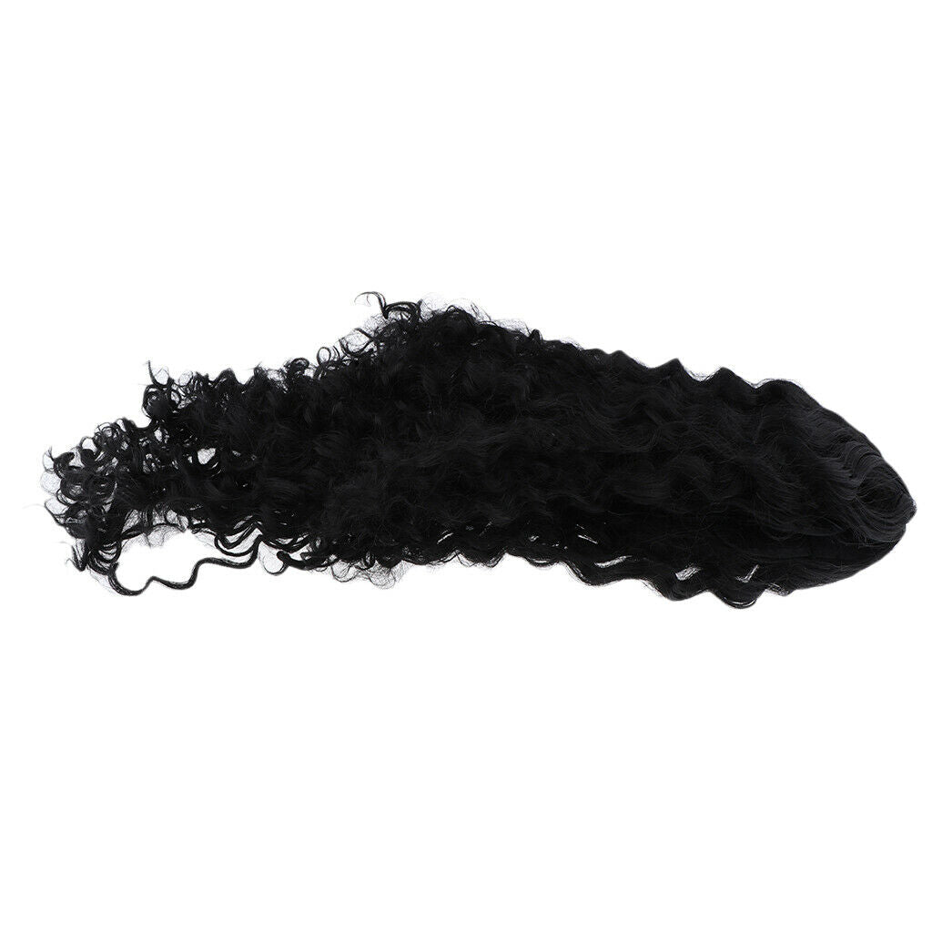 Long Curly Wigs for Black Women 25.6'' Afro Wig High Density Natural Look Black