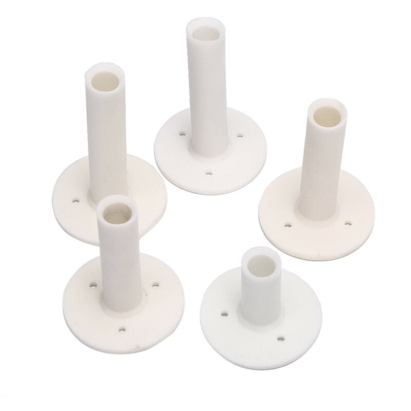 5pcs/set White Golf Rubber Tee 5 Different Size Tees Holders Rubber T .l8