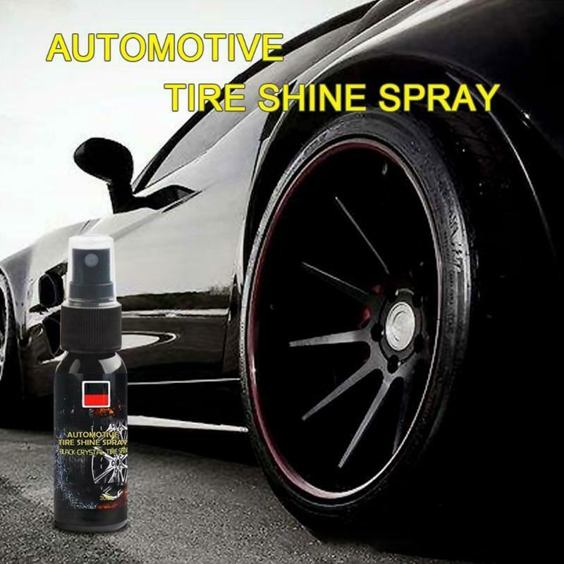 Tire Polish Liquid Wheel Cleaning Agent for Car 30ml Household Cleaning Spray