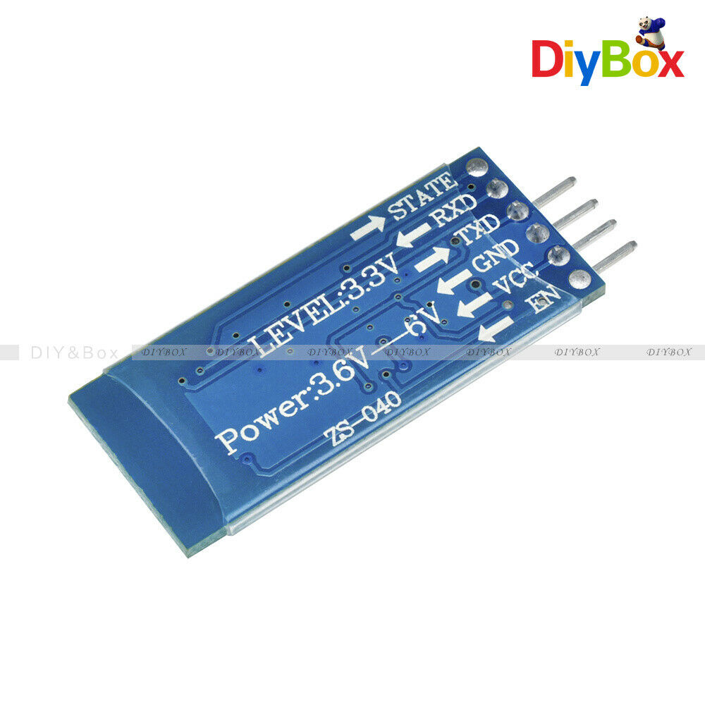 10PCS 4Pin HC-06 RS232 Wireless Serial Bluetooth RF Transceiver Module Wackplane