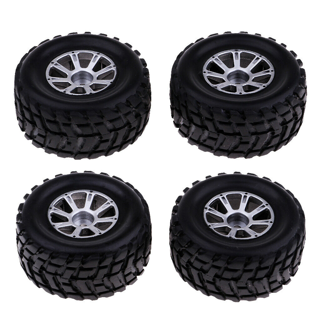 4pcs Tires & Rims for WLtoys A949 A959 A969 K929 RC Buggy Replacement