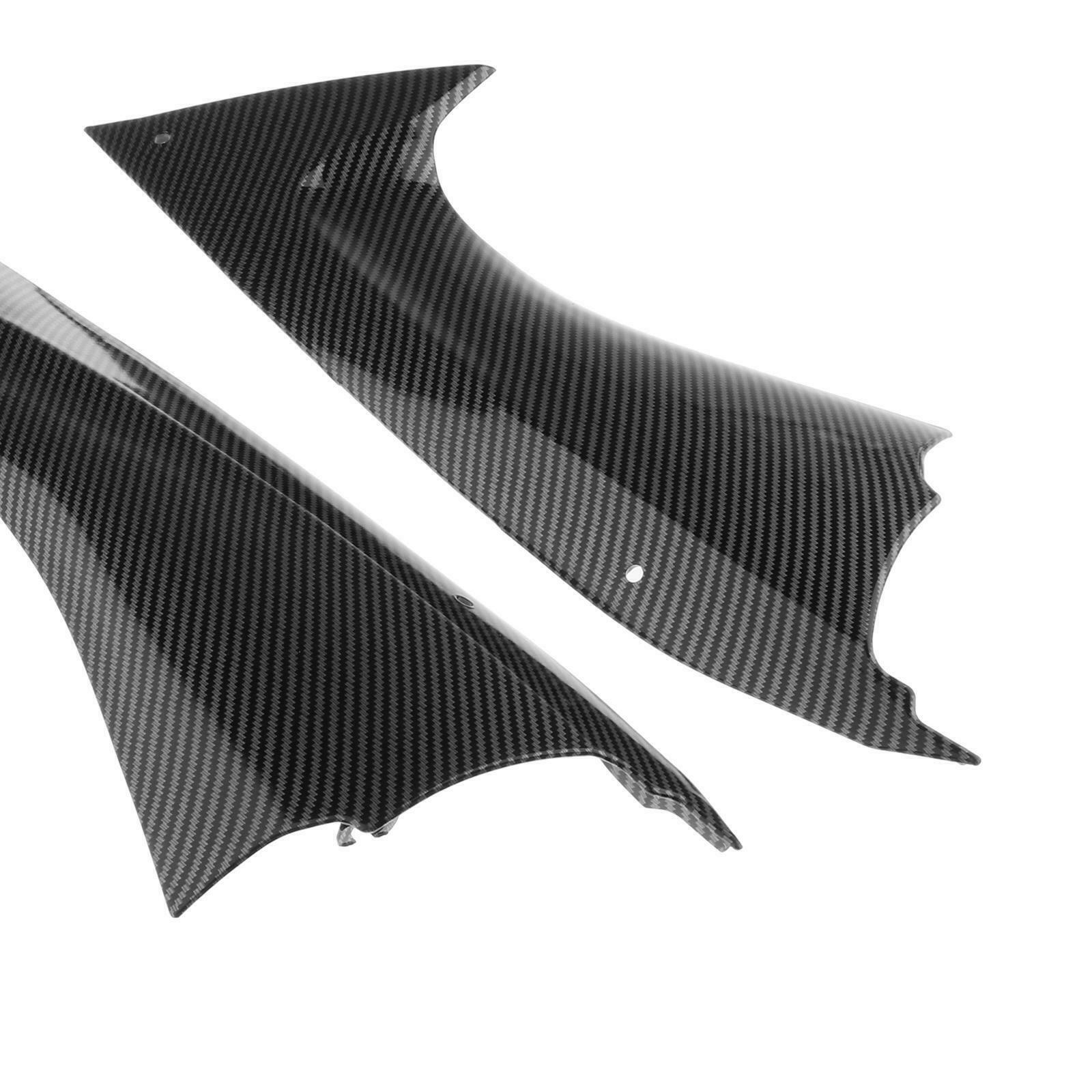 Gas Tank Side Trim Covers Fairing Bodywork Yamaha YZF-R6 R6 2008-2014 Black