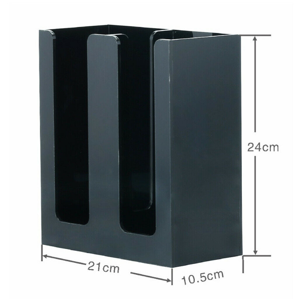 Upright Coffee Cup and Lid Organizer Holder Disposable Paper Cup Dispenser
