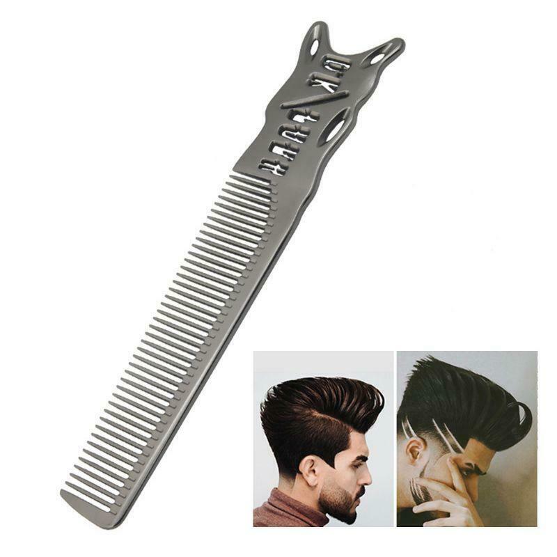 Aluminum Metal Cutting Comb Hair Hairdressing & Barbers Salon Combs Men Women