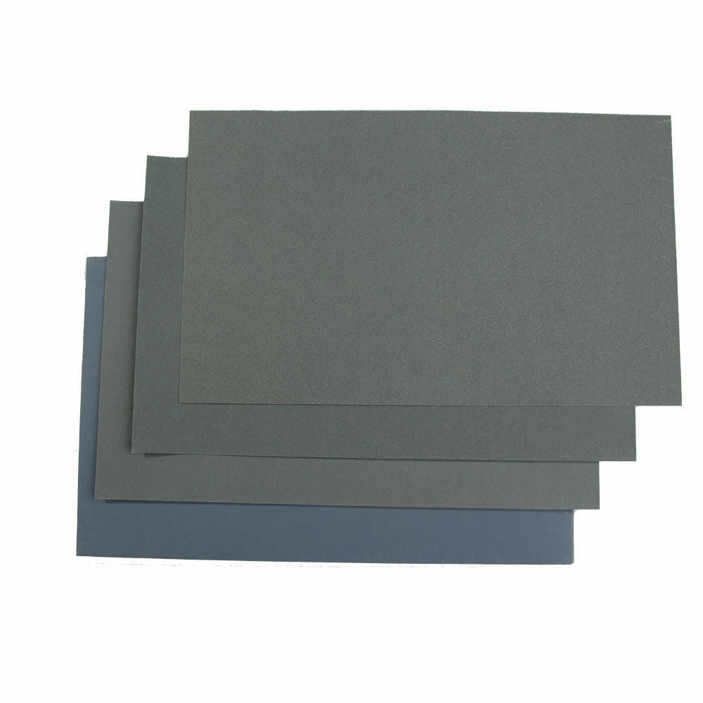 6Pcs Wet Dry Sandpaper P600/1000/1200/1500/2000/2500 Grit Assorted Wood