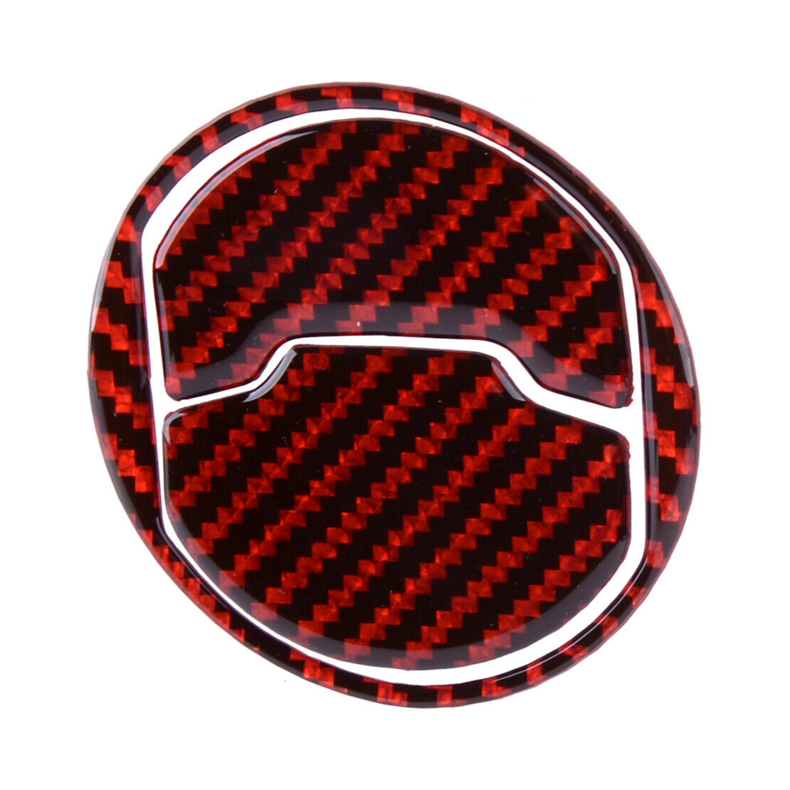 Carbon Fiber Inner Air Vent Outlet Cover Trim Fit For Ford Mustang 2015-2019