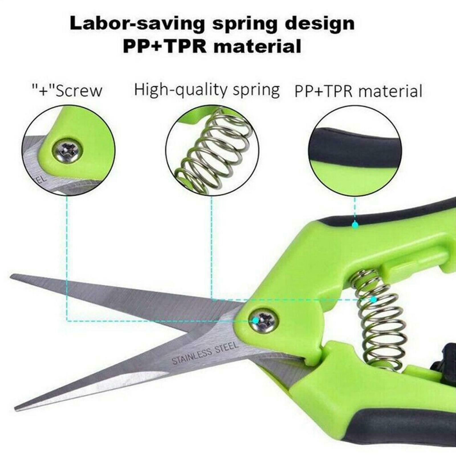 Gardening Pruning Shear with Steel Blades, Plant Trimming scissors Trimmers