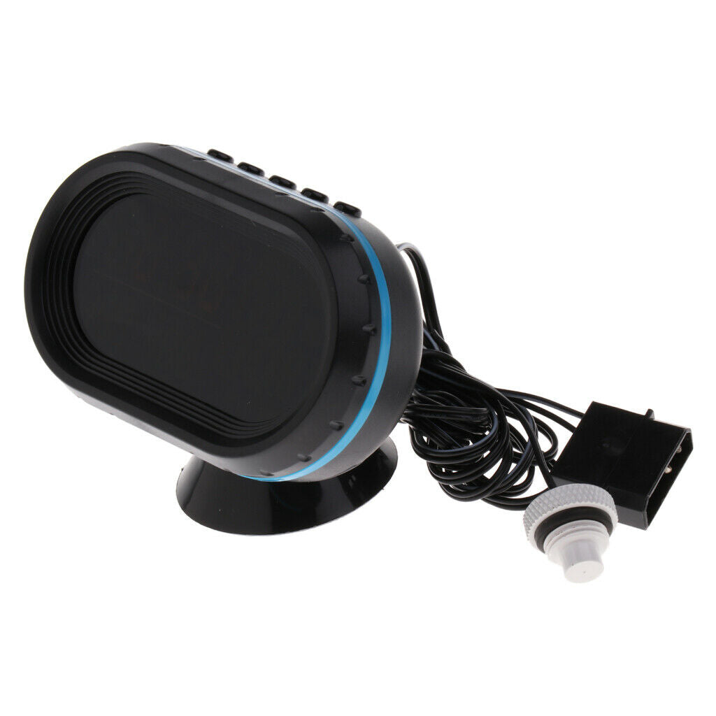 External Temperature LED Display Monitor Tester Voltage Current Meter Blue