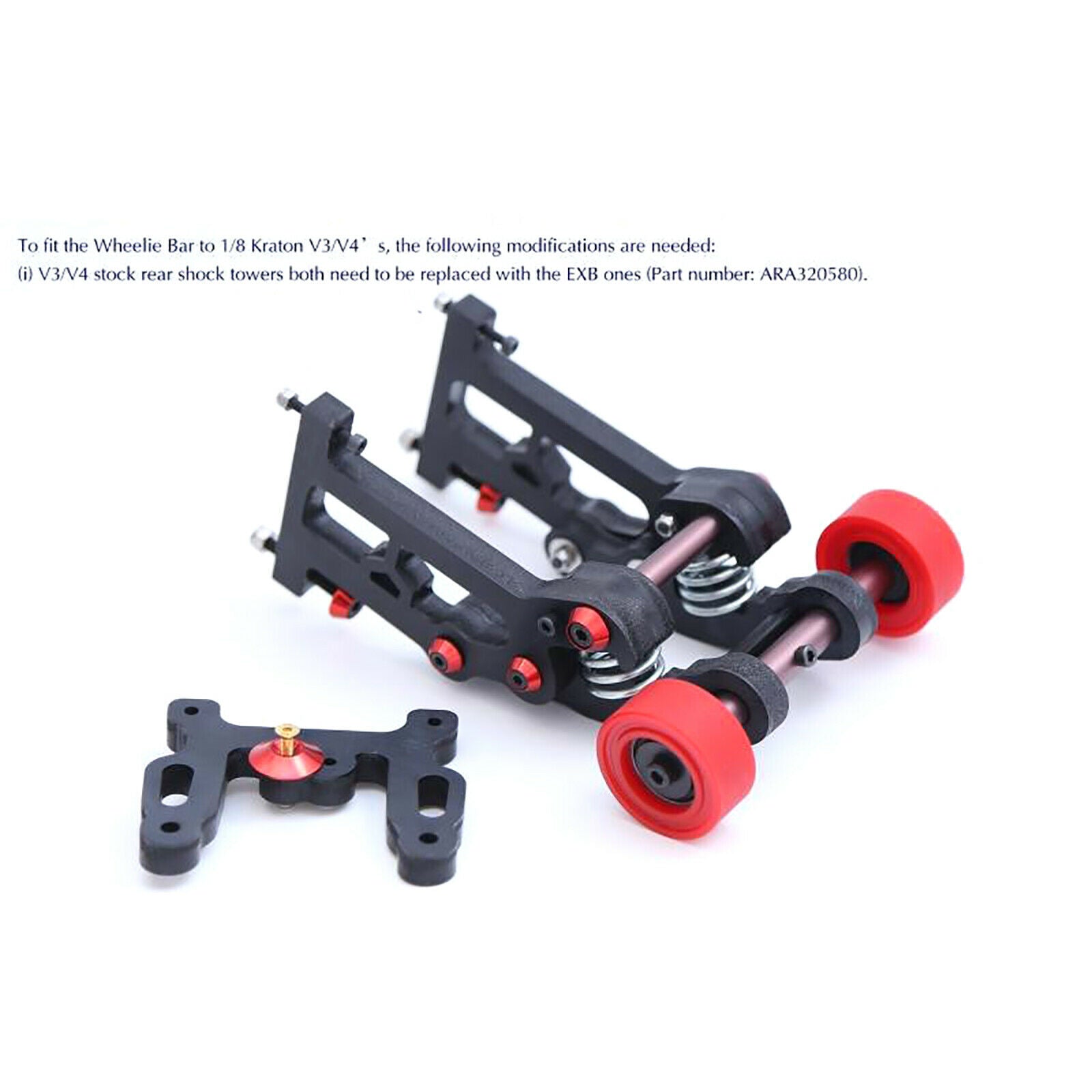 Spring Wheelie Bar for 1/8 ARRMA KRATON 6S EXB V5 RC Car Accessories
