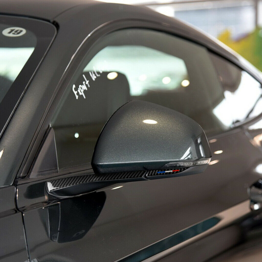 Car Decoration Rearview Mirror Cover Trim for Ford Mustang 15-17 Car-Styling