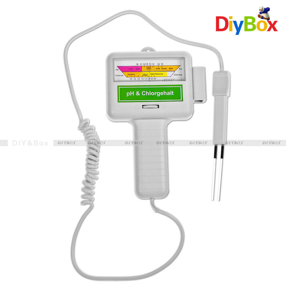 PC-101 Spa Water Quality PH/CL2 Chlorine Tester Level Meter for Swimming Pool ED
