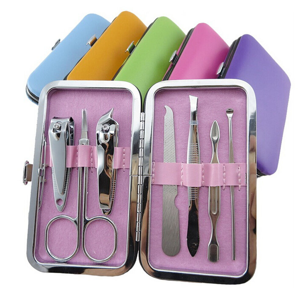7X Nail Easily Clippers Cleaner Manicure Case Tool Grooming Kit Pedicure SeDEAU