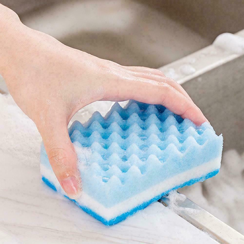 1xSponge Brush Dish Washing Cleaning Kitchen Pad Soap Tool Cleaner Y1V7