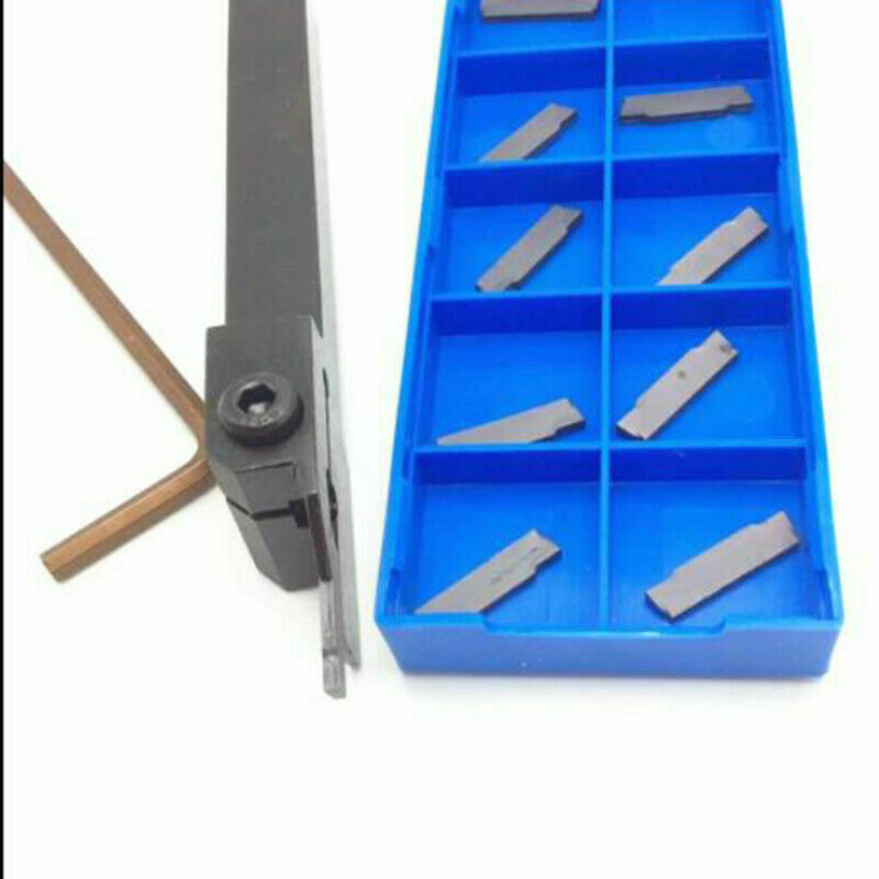 MGEHR1010-2 CNC Lathe Turning Tool Holder + MGMN200-G Grooving Cut Off Insert