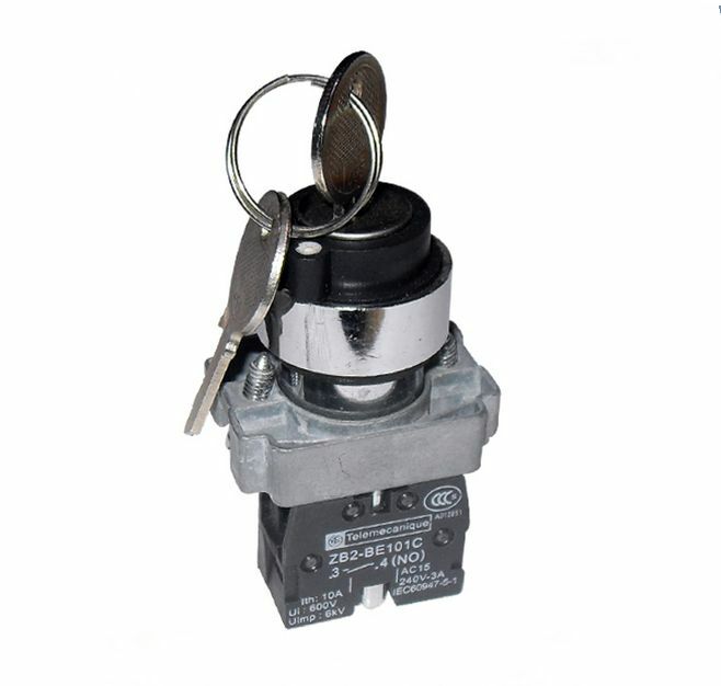 2Pcs ON/OFF Twist Switch With Key [M1]