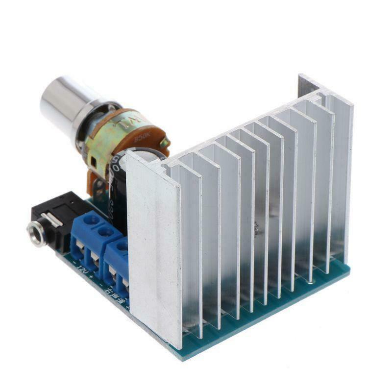 2x15W DC 9-15V TDA7297 Blue Dual Channel Digital Audio Power Amplifier Board