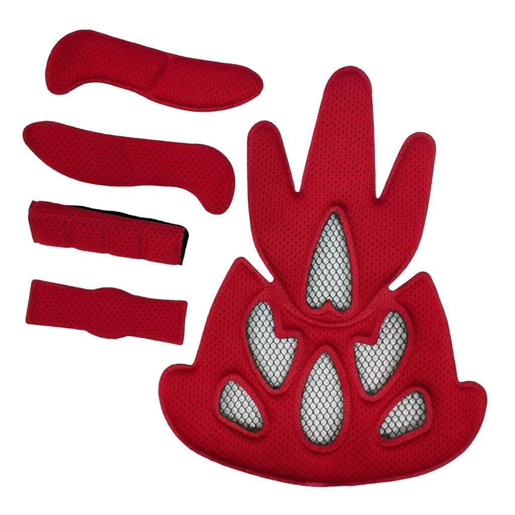 Sponge Helmet Padding Kits Bike Safety Pads Replacement Lining Mats Chin Pad