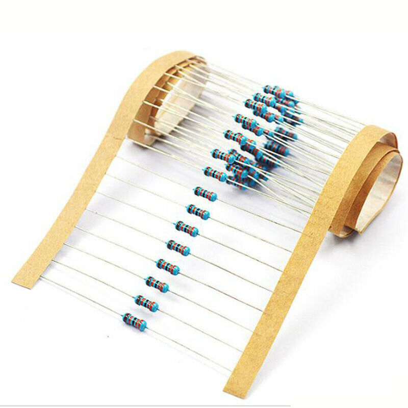 1500pc 1% 1/6W Watt Metal Film Resistor Resistance 1R to 1M Ohm/Ω 30 Assorts Kit