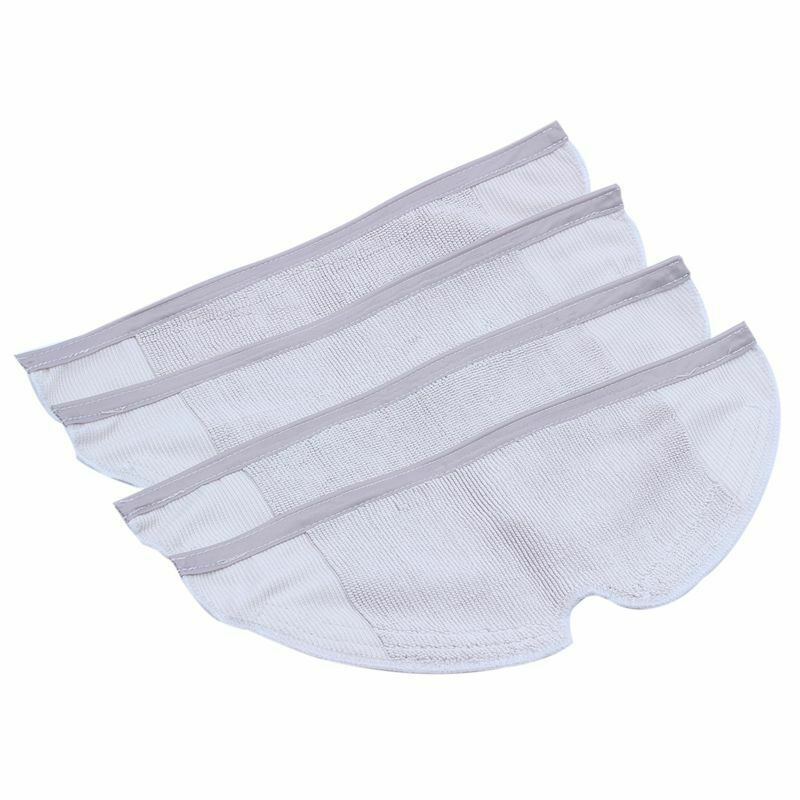 4pcs Washable Mop Cloth Vacuum Cleaner pads for Roborock Mopping Cloths for  GV7