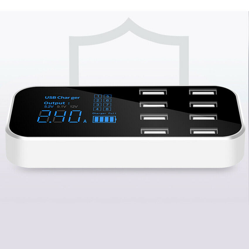 Car display mobile phone charger Super USB charging car 8 port USB Universal